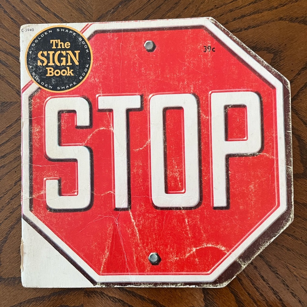 Vintage kids book | 1968 | The Sign Book